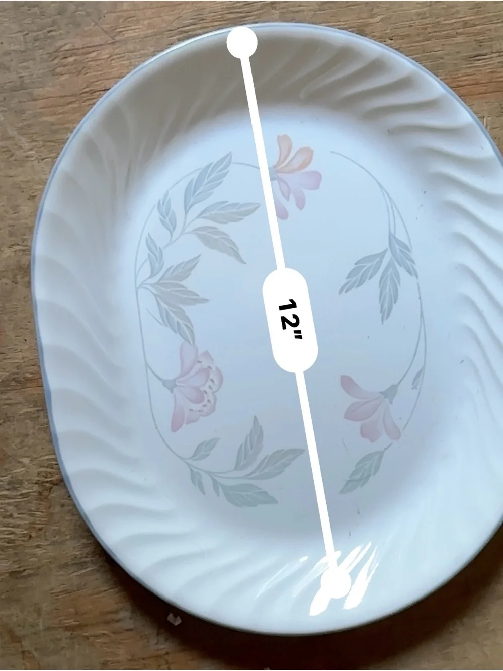 Corelle Pink Trio Serving Platter